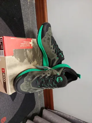 Zapatillas +8000 Tigor negro/verde talla 41