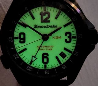 Vostok Komandirskie GMT 476773 Full Lume Natillas