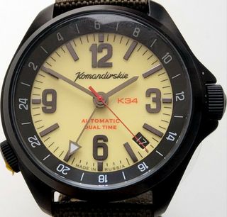 Vostok Komandirskie GMT 476773 Full Lume Natillas