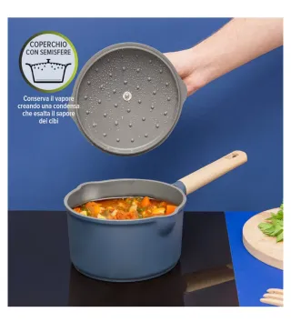 Cacerola Kasanova Pot Art Azul con Tapa