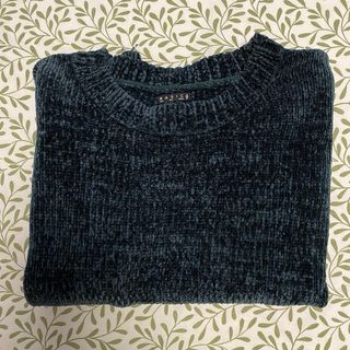 Jersey verde aterciopelado