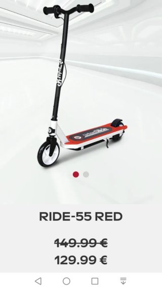 Patinete Eléctrico Urban Glide 55 Rojo infantil