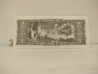Billete 5 Cruzeiros Brasil 1962-1964
