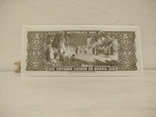 Billete 5 Cruzeiros Brasil 1962-1964