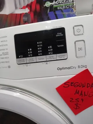 Secadora Samsung 8kg Heatpump Segunda Mano