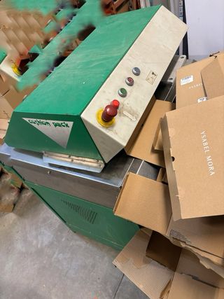 Máquina trituradora de cartón para relleno