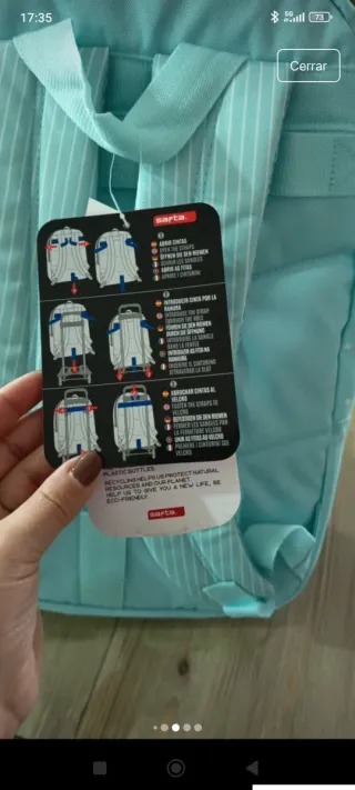 Mochila Moos con mariposas