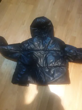 Cazadora acolchada Bershka  cuero