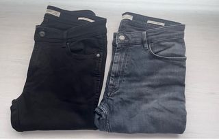 Lote 2 Vaqueros Mango Talla M