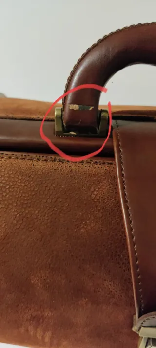 Borsa medico pelle marrone