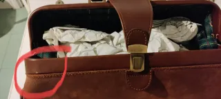 Borsa medico pelle marrone