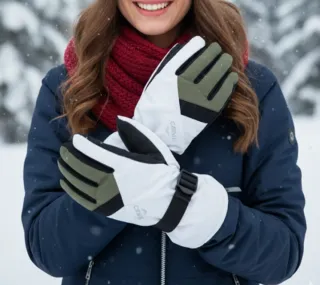 Guantes de Nieve/Esquí Nuevos con Etiqueta