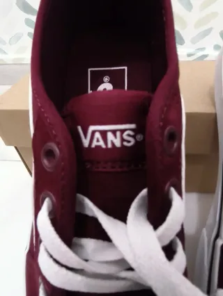Zapatillas Vans Burdeos Talla 36.5