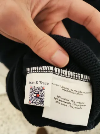 Felpa Tommy Hilfiger Tg. S Blu