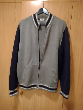 Chaqueta Lacoste de punto cremallera bolsillos