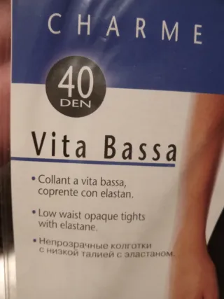 Collant Vita Bassa Sanpellegrino 4XL