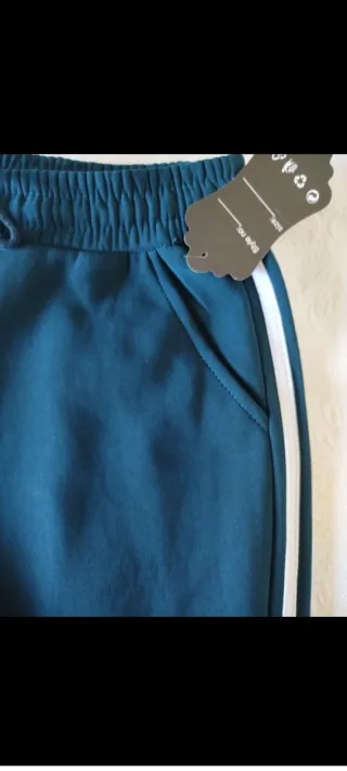 Pantaloni tuta Blue Fashion verde petrolio