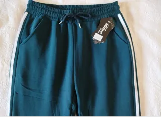Pantaloni tuta Blue Fashion verde petrolio
