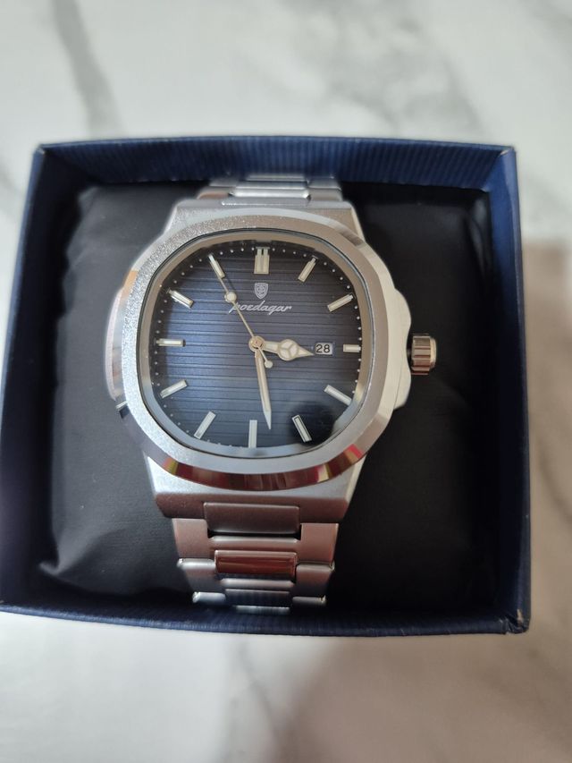 Oedagar Nautilus Blu 42mm Acciaio 316L