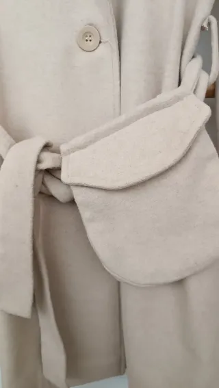 Sobretudo bege Trendyol Tamanho M