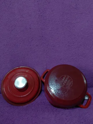 Olla Hierro Fundido ERNESTO 1,13L Roja