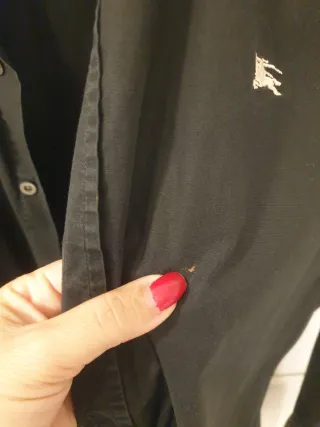 Camicie Burberry Uomo Nere e Blu