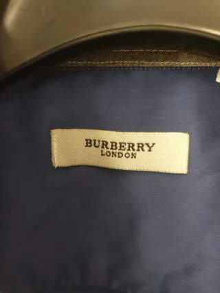 Camicie Burberry Uomo Nere e Blu