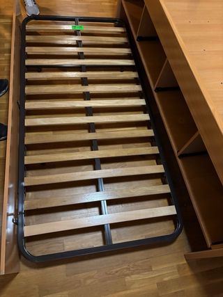 Cama nido de madera con cajones