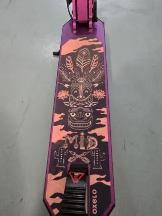 Patinete morado para niña