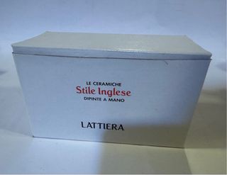 Lattiera Stile Inglese dipinta a mano