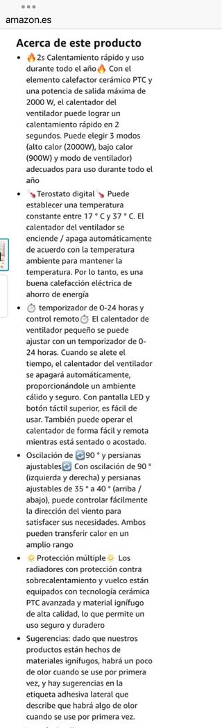Calentador Eléctrico Rohs Nuevo