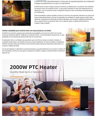 Calentador Eléctrico Rohs Nuevo