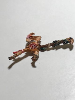 Figura Mago Silvano en Águila de Guerra, Metal