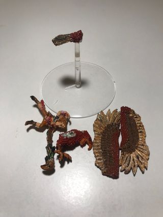 Figura Mago Silvano en Águila de Guerra, Metal