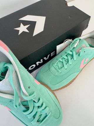 Nuevas Zapatillas Converse Turquesa y Rosa 38
