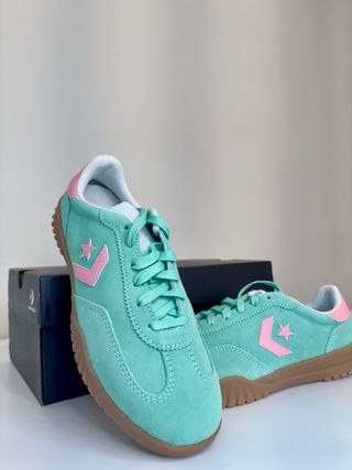 Nuevas Zapatillas Converse Turquesa y Rosa 38