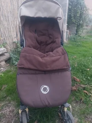 Carrito Bugaboo para piezas con saco de invierno