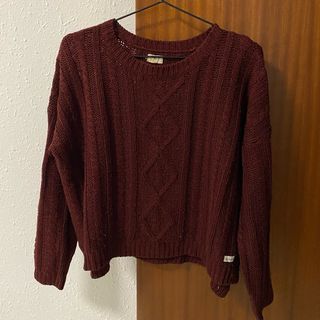 Jersey granate trenzado