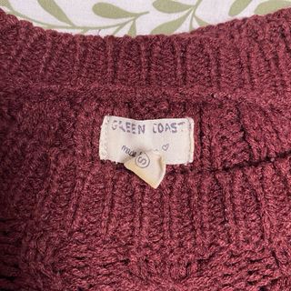 Jersey granate trenzado