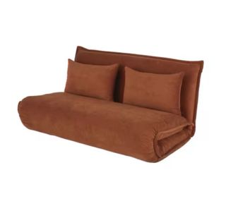 Sofá Cama Pana Naranja Maison du Monde