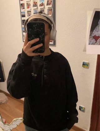 Sudadera Hollister Negra