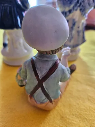 Set 3 statuette ceramica