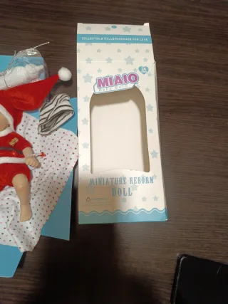 Muñeca Bebé Reborn Navidad