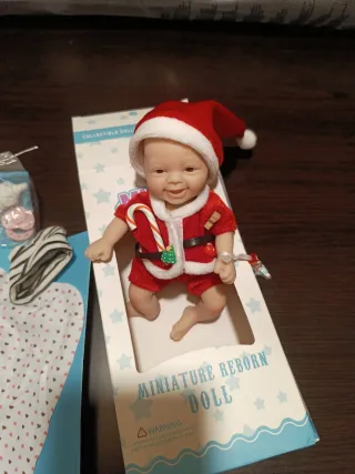 Muñeca Bebé Reborn Navidad