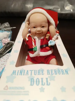 Muñeca Bebé Reborn Navidad