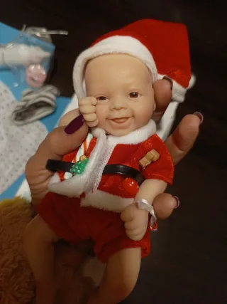 Muñeca Bebé Reborn Navidad