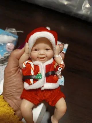 Muñeca Bebé Reborn Navidad