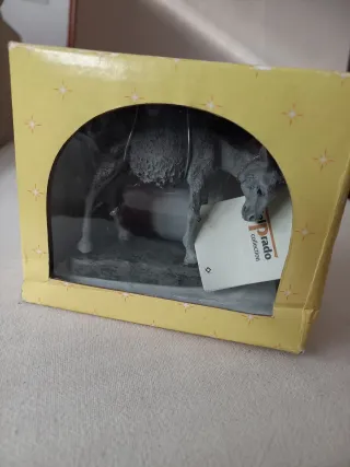 2 Statuine Presepe Del Prado Asino+asino