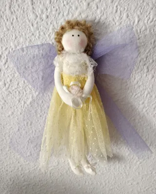 2 Muñecas de Tela Colgantes