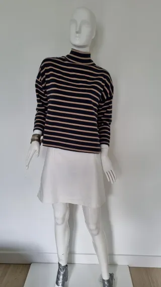 Camiseta Amichi cuello alto rayas Talla S